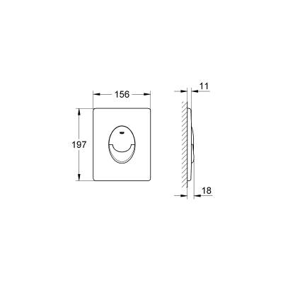 Grohe Skate Air Kumanda Paneli 38505KF0 - 1