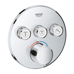 Grohe Smartcontrol 3 Valfli Akış Kontrollü Ankastre Duş Bataryası - 29146000 - GROHE