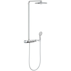 Grohe Rainshower System Smartcontrol Duo 360 Duvara Monte Termostatik Bataryalı Duş Sistemi - 26250000 - GROHE