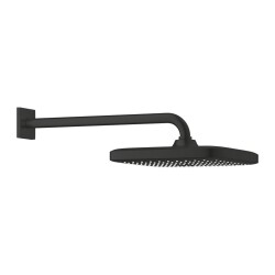 Grohe Tempesta 250 Cube Tepe Duşu ve Dirseği 38 cm Mat Siyah - 266872430 - GROHE