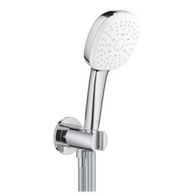 Grohe Tempesta Cube 110 Su Çıkış Dirsekli El Duşu Seti 3 Akışlı Rain,Jet,Masaj - 26910003 - 1