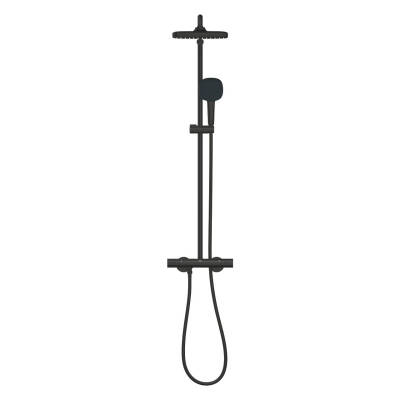 Grohe Tempesta System 250 Cube Duvara Monte Termostatik Bataryalı Duş Sistemi - 266892431 - 2