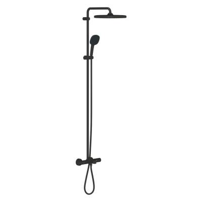 Grohe Tempesta System 250 Cube Duvara Monte Termostatik Bataryalı Duş Sistemi - 266912431 - 1
