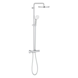 Grohe Tempesta System 250 Duvara Monte Termostatik Bataryalı Duş Sistemi Krom - 26670001 - GROHE