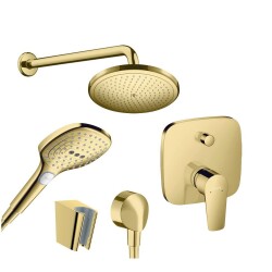 HansGrohe Talis E Parlak Altın Ankastre Banyo Seti 8 Parça - HANSGROHE