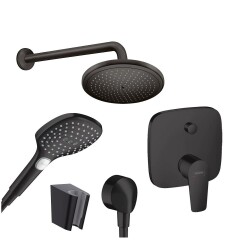 HansGrohe Talis E Satin Siyah Ankastre Banyo Seti 8 Parça - HANSGROHE